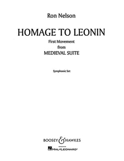 Quarter military band - qmb 430 - medieval suite - no.2: homage to leonin. qmb 430. wind band. parti