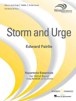 Storm and urge concert band/harmonie/fanfare-partition+parties separees
