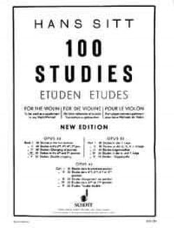 Etudes(100) 4 opus 32 violon