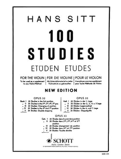 Etudes(100) 5 opus 32 (doppel violon