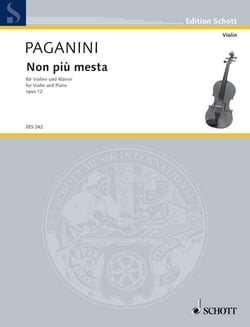 Non piu mesta op. 12 violon