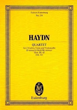 String quartet d minor op. 42 hob. iii:43 poche