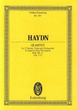 String quartet g major op. 3/3 hob. iii: 15 poche