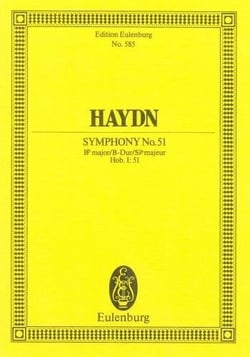 Symphony no. 51 bb major hob. i: 51 poche