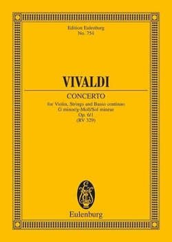 Concerto g minor op. 6/1 rv 324 / pv 329 poche