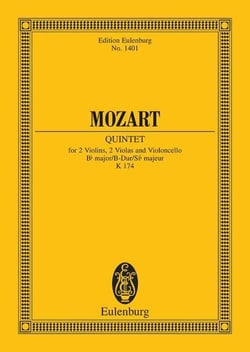 String quintet bb major kv 174 poche