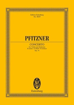 Concerto for violin and orchestra b minor op. 34 poche