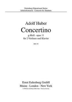 Concertino g opus 11 violon