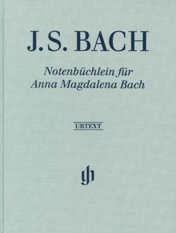 Johann sebastian bach : petit livre pour anna magdalena bach - edition reliee lin