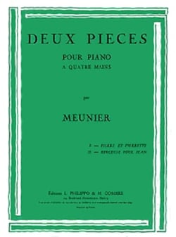 Pieces (2) pierre et pierrette - berceuse pour jean --- piano 4 ms