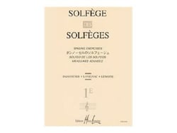 Solfège des Solfèges Vol.1E sans accompagnement - méthode Solfège