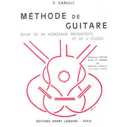 Méthode de guitare - Suivie de 44 morceaux progressifs et de 6 études