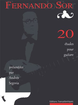 Fernando sor : 20 etudes - guitare
