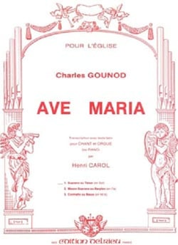 Ave maria n1 --- voix elevee et piano