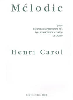 Melodie --- flute ou clarinette et piano