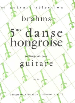 Danse hongroise n5 --- guitare