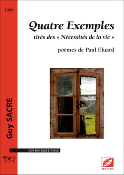 Quatre exemples tires des  necessites de la vie  - poemes de paul eluard