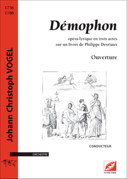 Ouverture de demophon (conducteur a4) - opera-lyrique en trois actes sur un livret de philippe desri
