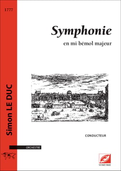 Symphonie (materiel) - en mi bemol majeur