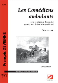 Ouverture des comediens ambulants (conducteur a3) - opera-comique en deux actes sur un livret de lou