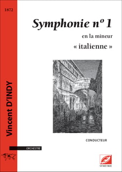 Symphonie en la mineur,  italienne  (conducteur a3)