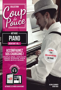 Méthode piano Tome 1 - Coup de pouce - Méthode - débutant