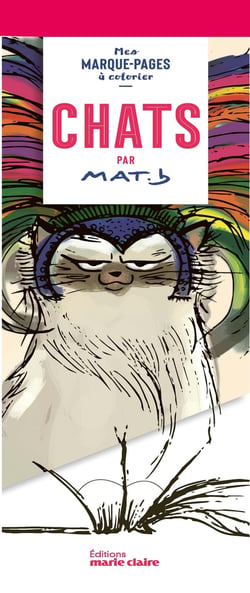 Marque-pages Marie Claire - Chats