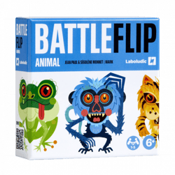Battle flip animaux - Jeu de société enfant - Neoludis