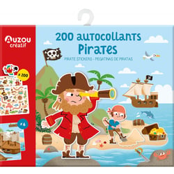 200 autocollants pirates NED