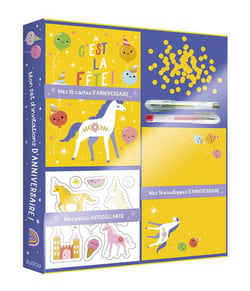 Ma papeterie créative - Mon set d'invitations d'anniversaire !
