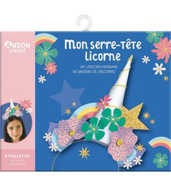Mon serre-tête licorne - Ma pochette d'artiste