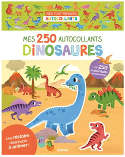 MES 250 AUTOCOLLANTS - DINOSAURES NED