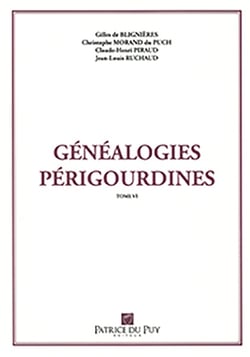 Genealogies perigourdines tome vi