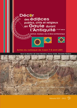 Décor des édifices publics civils et religieux en gaule durant l'antiquité - ier-ive siècle