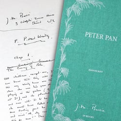 Peter pan (manuscrit) - (le manuscrit original de j.m. barrie - illustrations : gwynedd hudson)