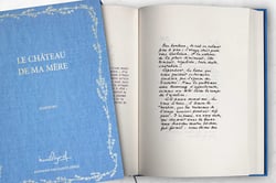 Le chateau de ma mere - le manuscrit original de marcel pagnol