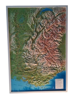 Cadre blanc pour carte 3D Map
