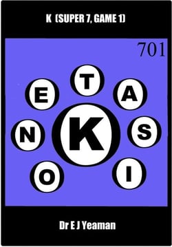 K  (Super 7, Game 1 - a New Word Game)
