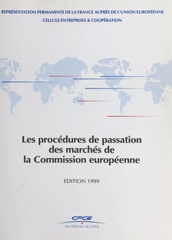 Les procédures de passation des marchés de la Commission européenne