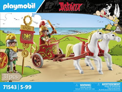 Playmobil® - César avec char et chevaux - 71543 - Astérix