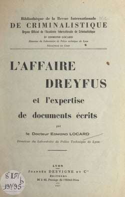 L'Affaire Dreyfus et l'expertise des documents écrits