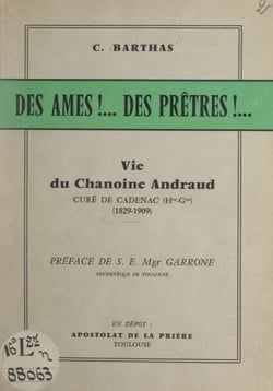 Des âmes !... des prêtres !... - Vie du chanoine Andraud, curé de Cadenac (Haute-Garonne), (1829-1909)