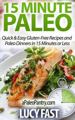 15 Minute Paleo: Quick &amp; Easy Gluten-Free Recipes and Paleo Dinners in 15 Minutes or Less - Paleo Diet Solution Series