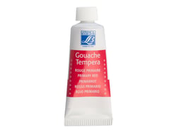Tube de peinture gouache - Usage scolaire - Rouge primaire - 20 ml - Lefranc & Bourgeois
