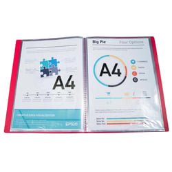 1 porte-vues A4 - 1928 - 40 vues - Carton - Exacompta - Coloris assortis