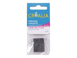1 fermoir aimanté de 24 mm - Argent - Créalia