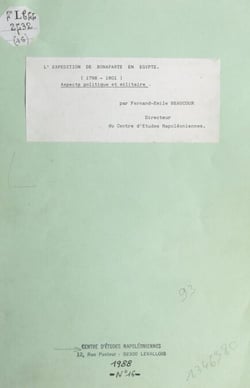 L'expédition de Bonaparte en Égypte (1798-1801) - Aspects politique et militaire