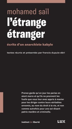 L'étrange étranger - Écrits d’un anarchiste kabyle
