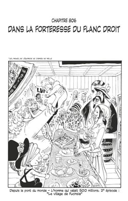 One Piece édition originale - Chapitre 806 - Dans la forteresse du flanc droit