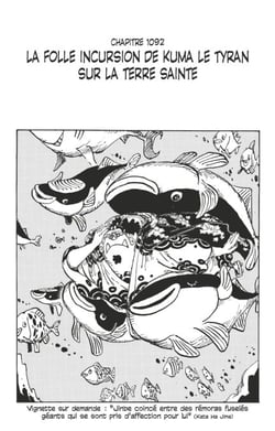 One Piece édition originale - Chapitre 1092 - La folle incursion de Kuma le tyran sur la Terre Sainte